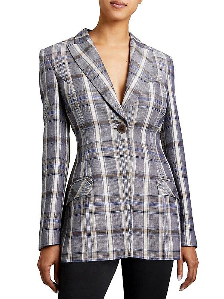 Nelli Plaid Jacket