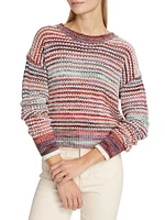 Asmara Striped Cotton Sweater