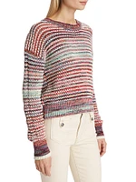 Asmara Striped Cotton Sweater