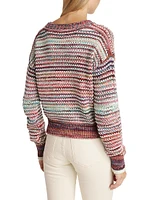 Asmara Striped Cotton Sweater