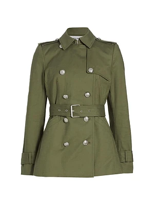 Angelique Belted Short Trench Coat