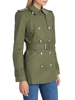 Angelique Belted Short Trench Coat