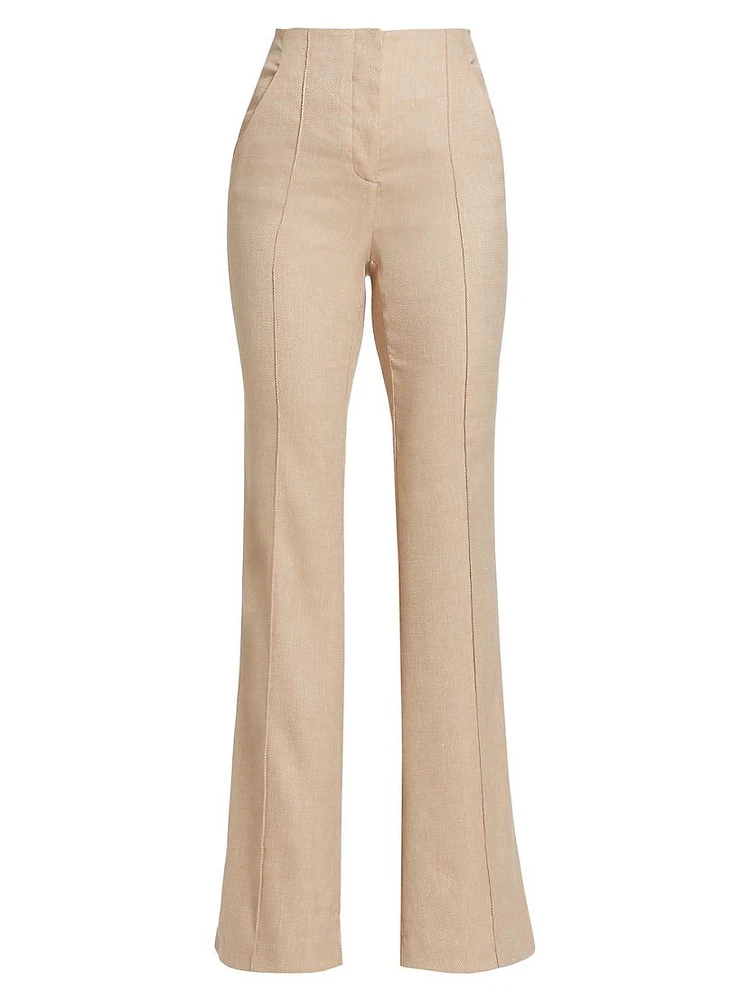 Komi Flared Linen Pants