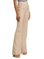 Komi Flared Linen Pants