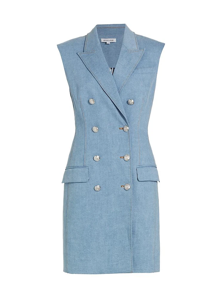 Jules Denim Blazer Minidress