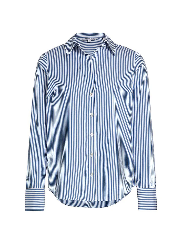 Amelia Striped Button-Front Shirt