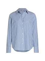 Amelia Striped Button-Front Shirt