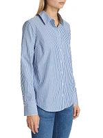 Amelia Striped Button-Front Shirt