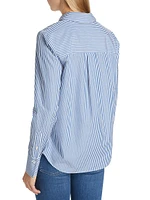 Amelia Striped Button-Front Shirt