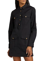 Saude Cotton Utility Shirtdress