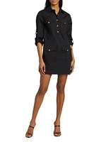 Saude Cotton Utility Shirtdress