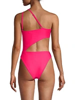 Nyomi Rosette Cut-Out One-Piece Swimsuit