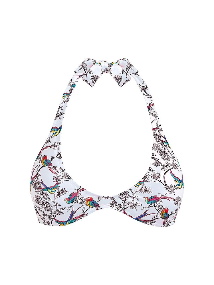 Rainbow Birds Bikini Top