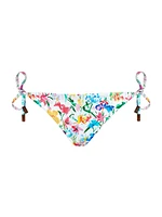 Happy Flow Floral Side-Tie Bikini Bottom