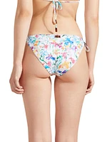 Happy Flow Floral Side-Tie Bikini Bottom