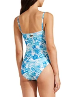 Tahiti Flowers One-Piece Swimsuit