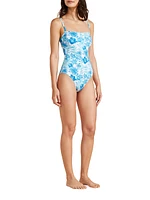 Tahiti Flowers One-Piece Swimsuit