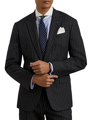 Kent Pinstriped Wool Suit