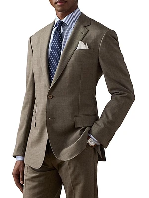 Wool Single-Breasted Suit