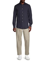 Serengeti Linen Button-Front Shirt