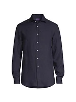 Serengeti Linen Button-Front Shirt