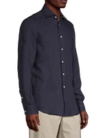 Serengeti Linen Button-Front Shirt