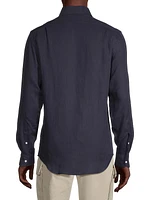 Serengeti Linen Button-Front Shirt