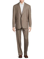 Single-Breasted Wool-Cashmere Suit