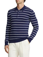 Striped Polo Sweater