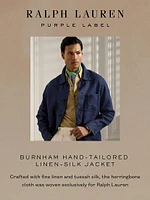 Burnham Linen-Silk Woven Jacket