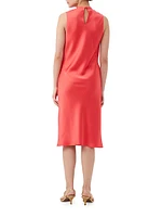 Ulani Satin Cowlneck Dress