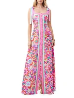 Cami Floral Silk Maxi Dress