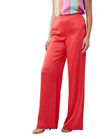 Tavia Wide-Leg Crepe Pants