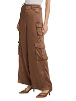 The Satin Cargo Pants