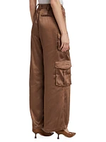 The Satin Cargo Pants