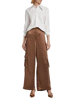 The Satin Cargo Pants