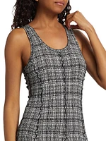 Matilda Plaid Jersey Midi Dress