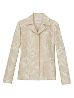 Dune Floral Jacquard Blazer