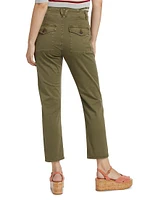 Arya Cotton-Blend Straight-Leg Cargo Pants