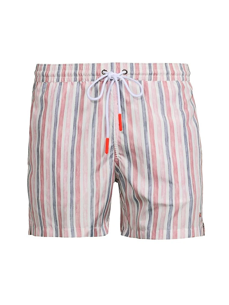 Stripe Swim Trunks