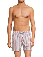 Stripe Swim Trunks