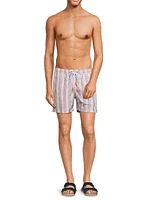 Stripe Swim Trunks