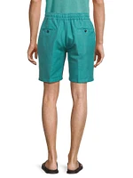 Cotton-Blend Drawstring Shorts