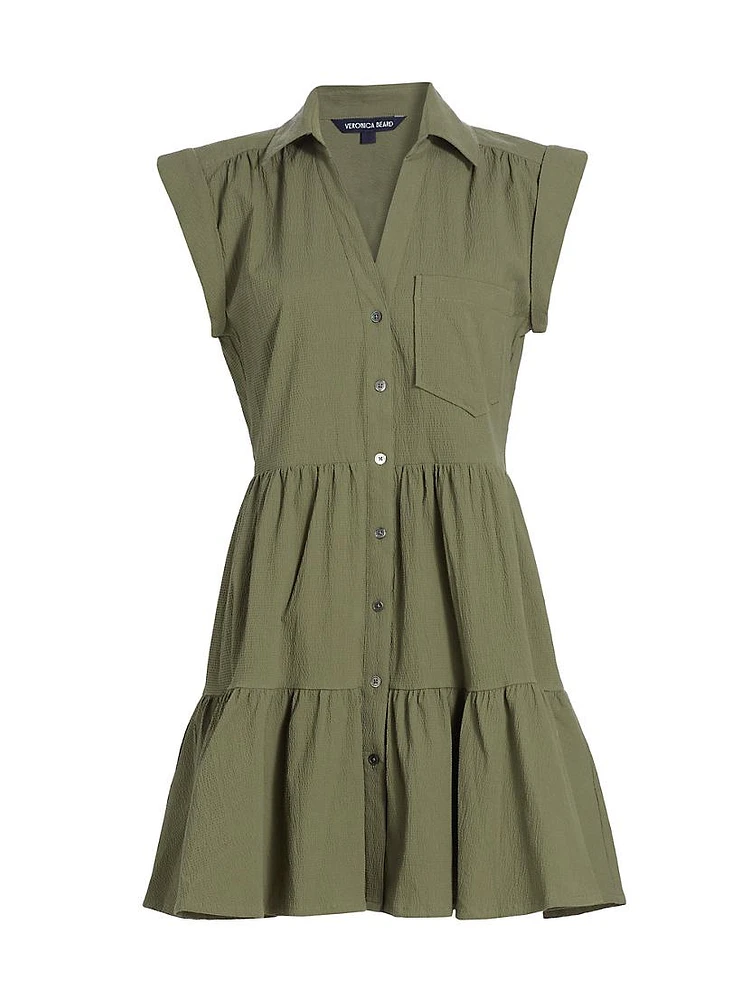 Trisha Tiered Shirtdress