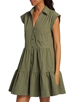 Trisha Tiered Shirtdress