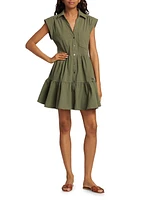 Trisha Tiered Shirtdress