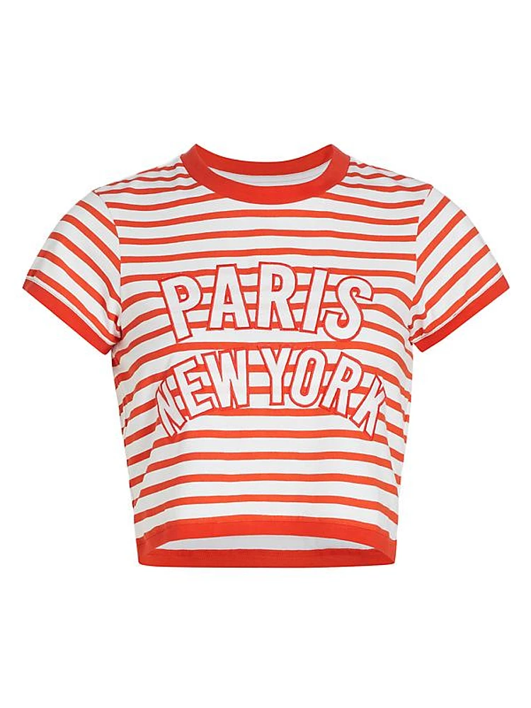 Becka Striped Paris T-Shirt