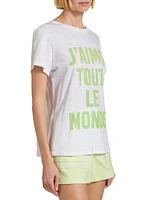 Jaime Tout Le Monde Graphic T-Shirt