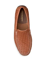 Baldwin Woven Leather Driving Loafers