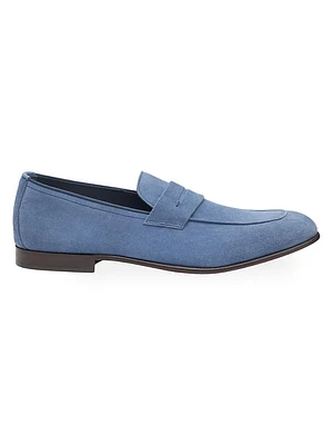 Taylor Suede Penny Loafers